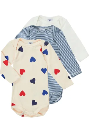 Petit Bateau Pijama LOT 3 BODY para niño