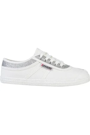 Kawasaki Deportivas Moda Glitter Canvas Shoe K194522 8889 Silver para mujer