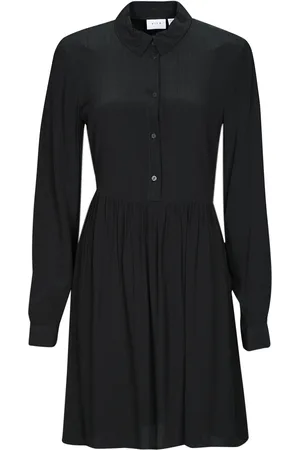 VILA Vestido VIFINI L/S SHIRT DRESS/SU para mujer