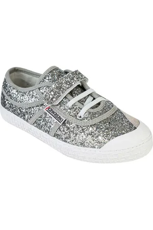 Kawasaki Deportivas Moda Glitter Kids Shoe W/Elastic K202586 8889 Silver para niño