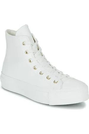 Converse Zapatillas altas Chuck Taylor All Star Lift Mono White para mujer