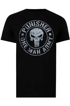 The Punisher Camiseta manga larga One Man Army para hombre
