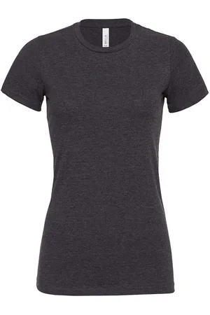 Bella + Canvas Camiseta manga larga CVC para mujer