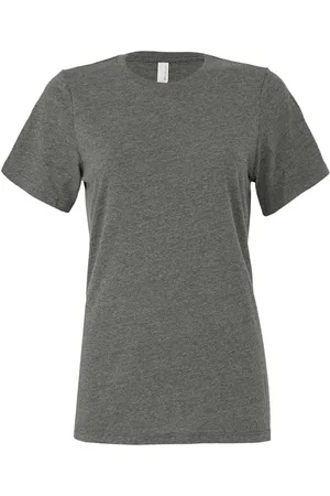 Bella + Canvas Camiseta manga larga CVC para mujer