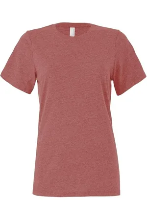 Bella + Canvas Camiseta manga larga CVC para mujer