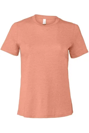 Bella + Canvas Camiseta manga larga CVC para mujer