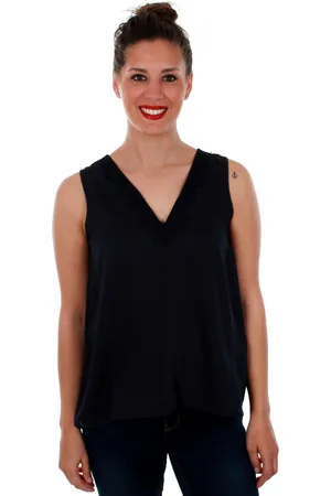 VERO MODA Camiseta tirantes 10212237 VMTUVA SL TOP WVN NIGHT SKY para mujer