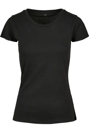 Build Your Brand Camiseta manga larga Basic para mujer