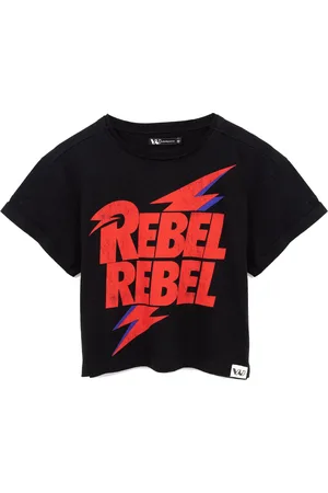 David Bowie Camiseta manga larga Rebel Rebel para mujer