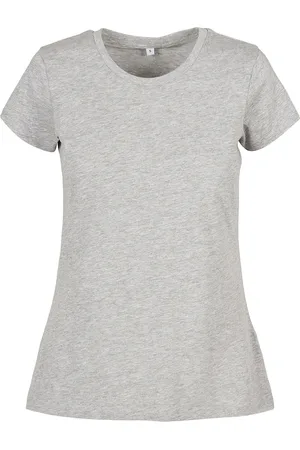 Build Your Brand Camiseta manga larga Basic para mujer