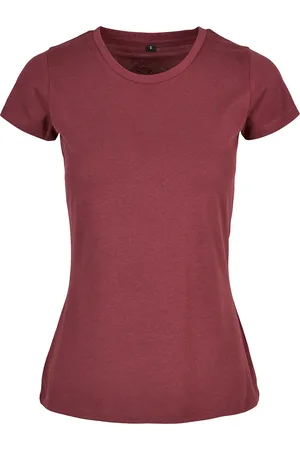 Build Your Brand Camiseta manga larga Basic para mujer