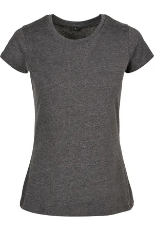 Build Your Brand Camiseta manga larga Basic para mujer