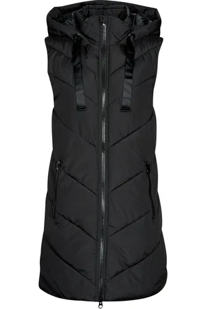 JDY Abrigo de plumas SKYLAR PADDED HOOD WAISTCOAT OTW para mujer