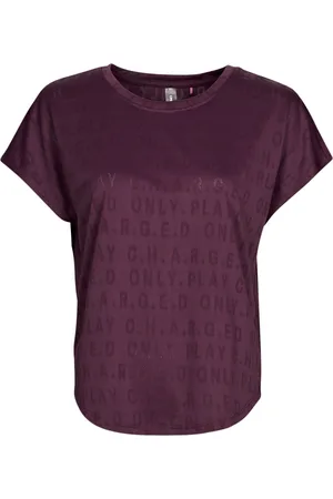 ONLY Camiseta ONPSAFA NEW CURVED SS TRAIN TEE para mujer