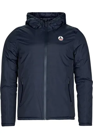 Koroshi Abrigo parka de manga larga con cuello con capucha color Azul para  Hombre, de color Azul, Talla S: : Moda