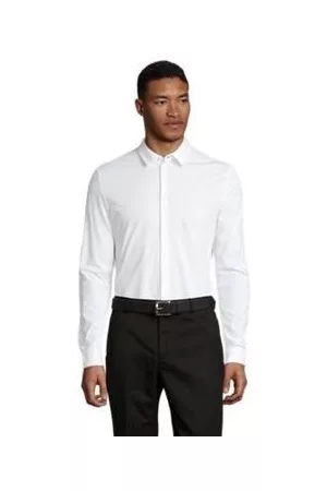 Sols Camisa manga larga BALTHAZAR MEN-CAMISA HOMBRE DE PUNTO LISO MERCERIZADO ALGODÓN para hombre