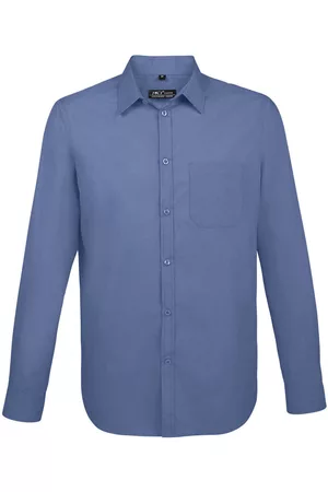 Sols Camisa manga larga BALTIMORE FIT NEGRO-CAMISA DE POPELINA HOMBRE DE MANGA LARGA para hombre