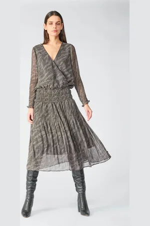 Le Temps des Cerises Vestidos Vestido largo recta BERENI para mujer