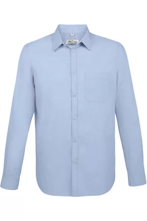 Sols Camisa manga larga BALTIMORE FIT NEGRO-CAMISA DE POPELINA HOMBRE DE MANGA LARGA para hombre