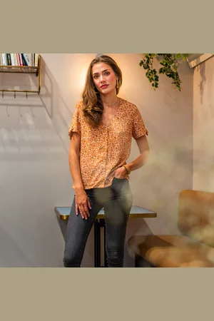 Celeste Blusa CECILE para mujer