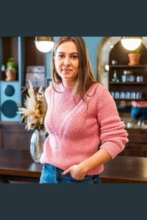 Celeste Jersey INES para mujer