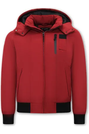 Geographical Norway Hombre Chaqueta Softshell Function con capucha  desmontable negro y rojo