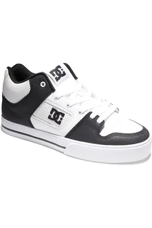 Dcshoes Deportivas Moda Pure mid ADYS400082 WHITE/BLACK/WHITE (WBI) para hombre