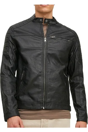 JACK & JONES Cazadora de cuero - para hombre