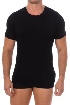 Bikkembergs Camiseta BKK1UTS03SI-BLACK para hombre