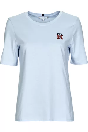 Tommy Hilfiger Camiseta REG MONOGRAM EMB C-NK SS para mujer