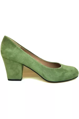 Gennia Zapatos de tacón XERRIE - Salones Verdes Vestir Tacon Ancho para mujer