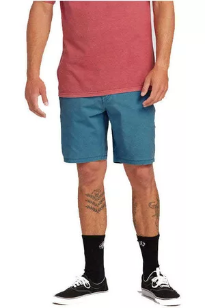Volcom Hombre Pantalones cortos - Short Volcon Faded Hybrid shorts Vintage Blue para hombre