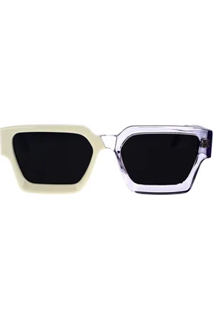 Leziff Gafas de sol Occhiali da Sole Los Angeles M3492 C18 Bianco Crystal para mujer