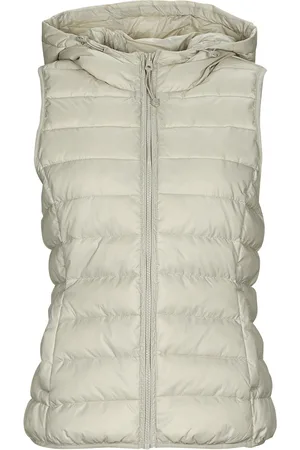 ONLY Abrigo de plumas ONLNEWTAHOE HOOD WAISTCOAT para mujer