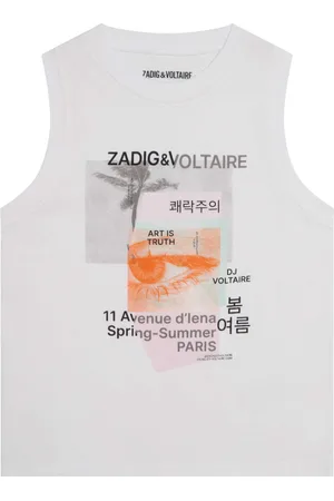 Zadig & Voltaire Camiseta tirantes X15378-10P-C para niña