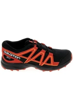 Zapatillas de trail Salomon Speedcross CSWP Junior Negro Rojo Niño