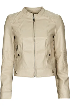 VERO MODA Cazadora de cuero VMLOVE LAVINE SHORT COATED JACKET para mujer