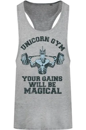 Grindstore Camiseta tirantes Unicorn Gym para hombre
