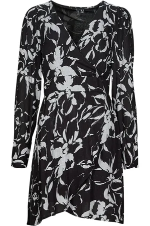 VERO MODA Vestido VMPOLLIANA LS SHORT DRESS WVN para mujer