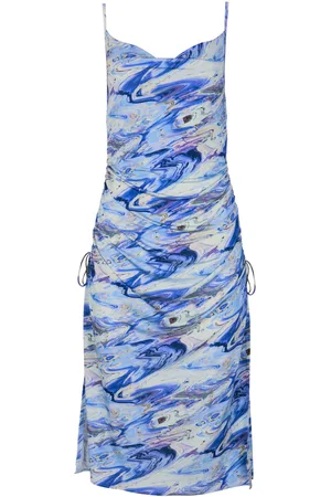 Lisca Vestidos Vestido de verano indonesio largo medio con tirantes finos para mujer