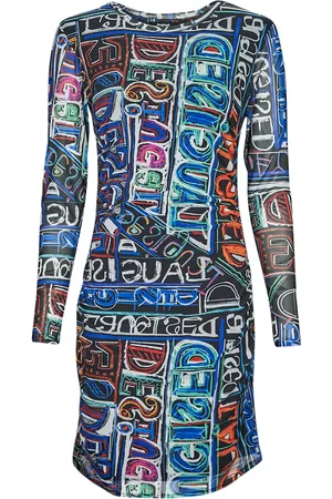 Desigual Vestido VEST_LETTERING para mujer