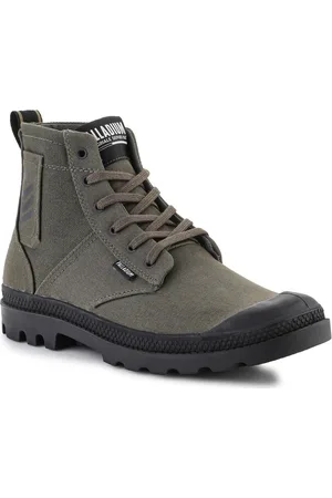 Palladium Zapatillas altas Pampa HI Army 78583-309-M para mujer