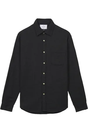 Portuguese Flannel Camisa manga larga Teca Shirt - Grey para hombre
