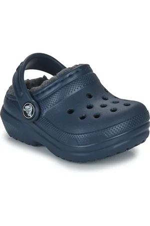 Crocs Zuecos Classic Lined Clog T para niño