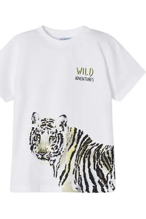 Mayoral Tops y Camisetas Camiseta m/c "wild" para niño