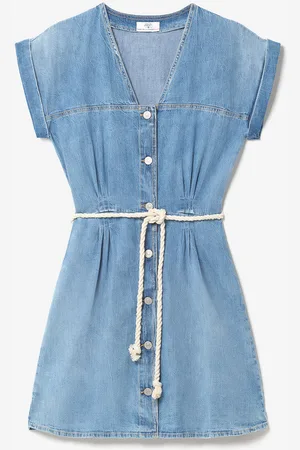 Le Temps des Cerises Vestidos Vestido recta de vaquero EOURRES para mujer