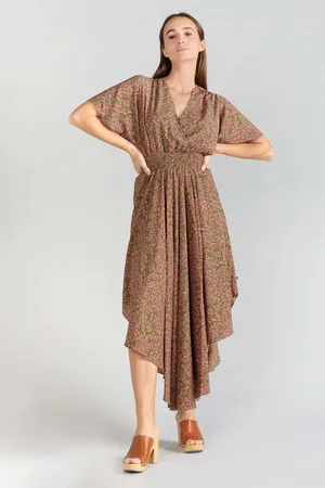 Le Temps des Cerises Vestidos Vestido largo recta YAKA para mujer