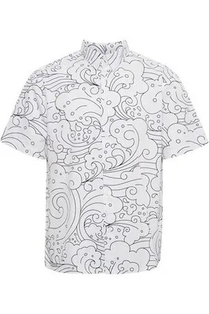 Solid Camisa manga larga Chemise Edgard para hombre