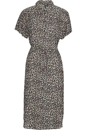 VERO MODA Vestido largo VMBUMPY SS CALF SHIRT DRESS NOOS para mujer