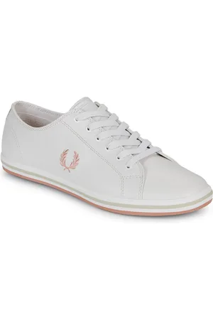 FRED PERRY B7106 UNDERSPIN TIPPED CUFF TWILL Zapatillas Bajas Hombre Azul